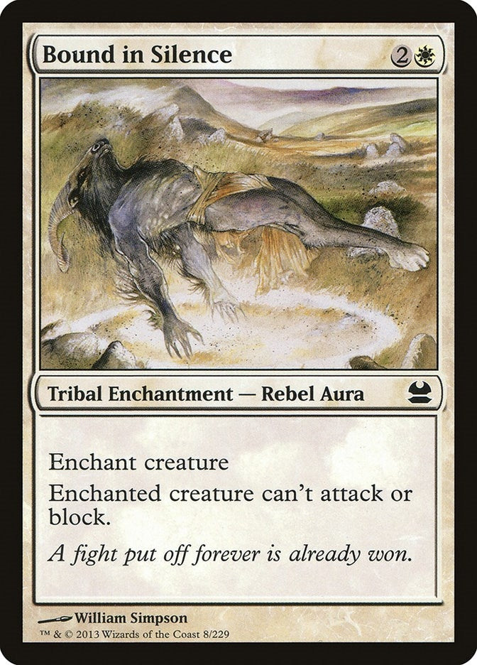 Image for Bound in Silence (8) (Modern Masters) - Magic: The Gathering