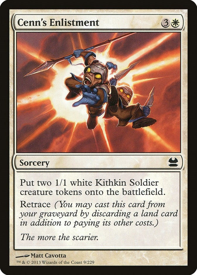 Image for Cenn's Enlistment (9) (Modern Masters) - Magic: The Gathering