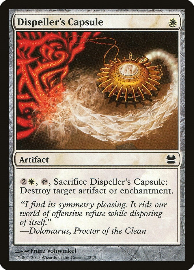 Image for Dispeller's Capsule (12) (Modern Masters) - Magic: The Gathering