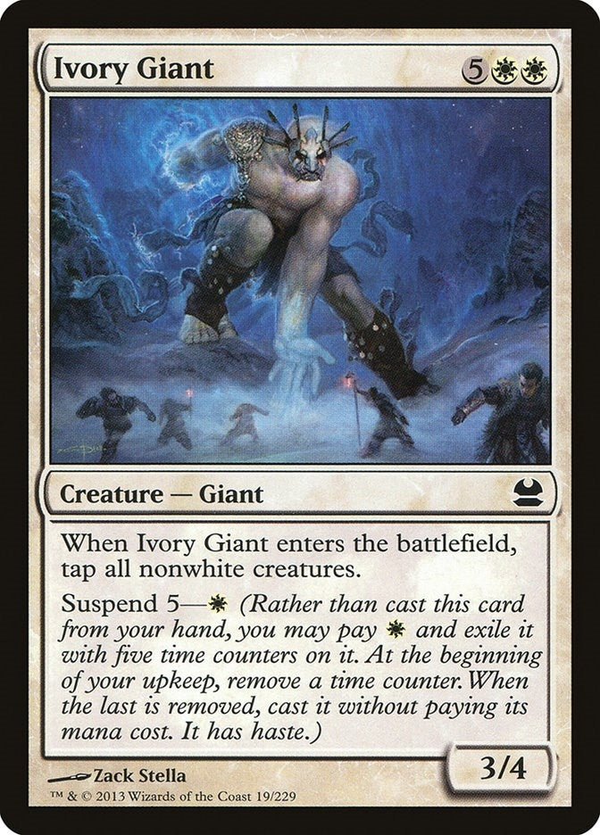 Image for Ivory Giant (19) (Modern Masters) - Magic: The Gathering