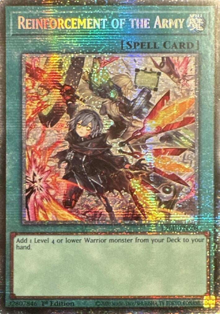 Reinforcement of the Army (Starlight Rare) (L26D-ENS08) (Legendary Modern Decks 2026)