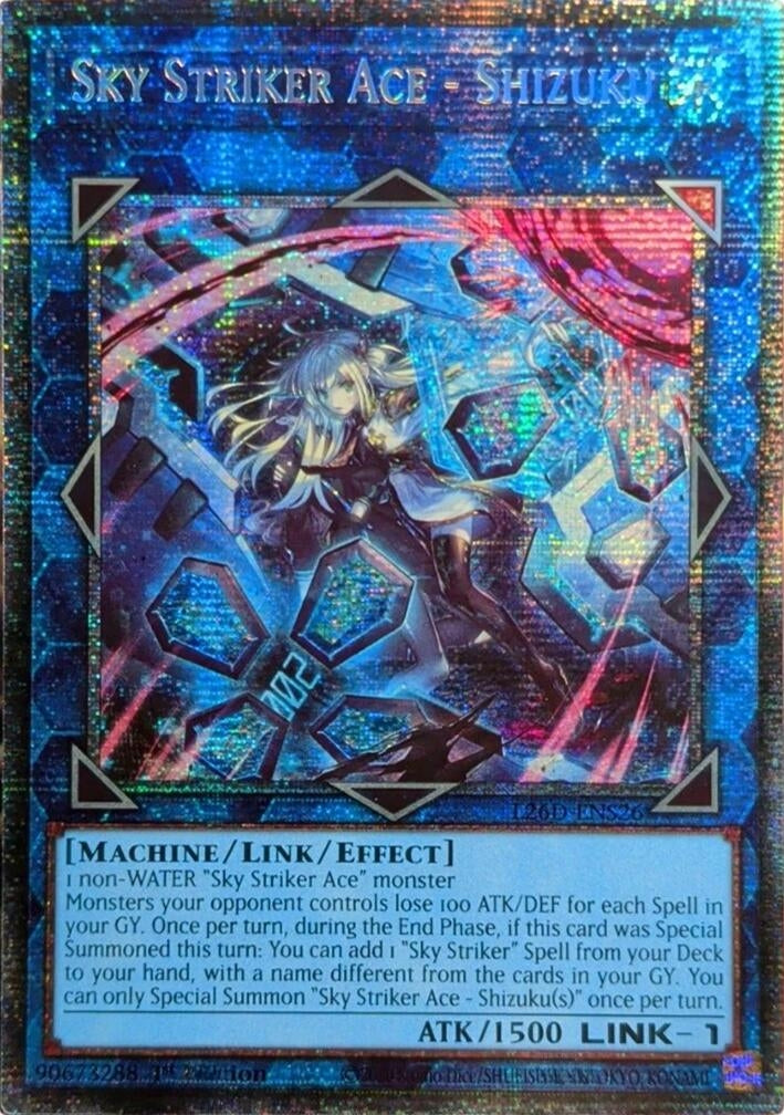 Sky Striker Ace - Shizuku (Starlight Rare) (L26D-ENS26) (Legendary Modern Decks 2026)