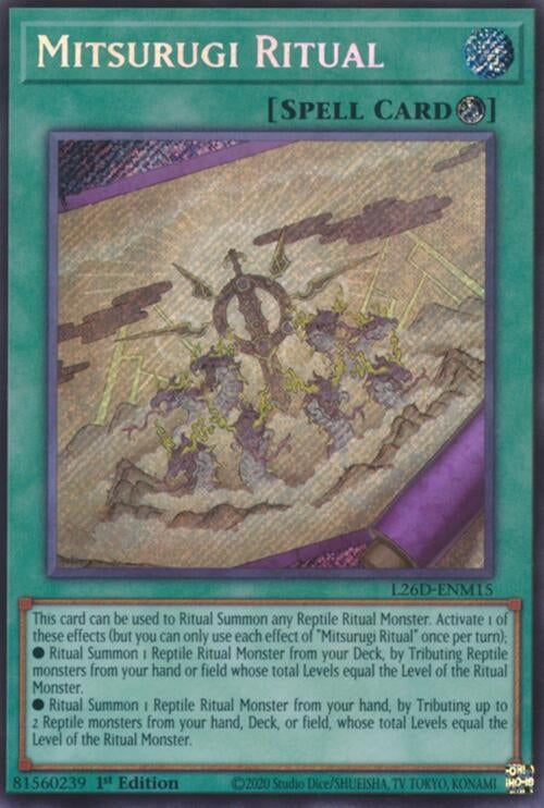 Mitsurugi Ritual (Secret Rare) (L26D-ENM15) (Legendary Modern Decks 2026)