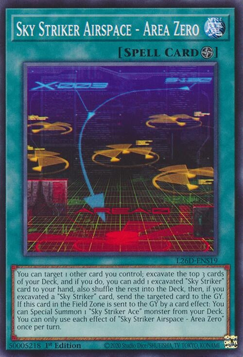 Sky Striker Airspace - Area Zero (L26D-ENS19) (Legendary Modern Decks 2026)