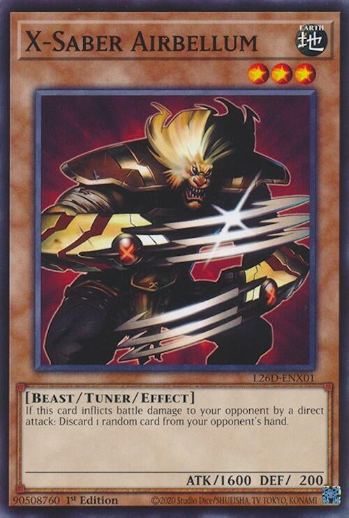 X-Saber Airbellum (L26D-ENX01) (Legendary Modern Decks 2026)