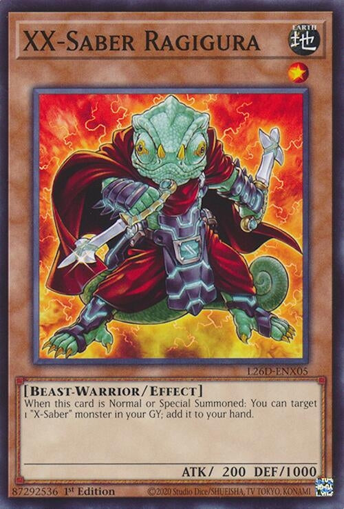 XX-Saber Ragigura (L26D-ENX05) (Legendary Modern Decks 2026)