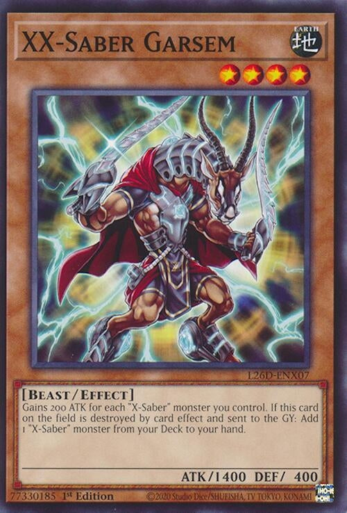 XX-Saber Garsem (L26D-ENX07) (Legendary Modern Decks 2026)