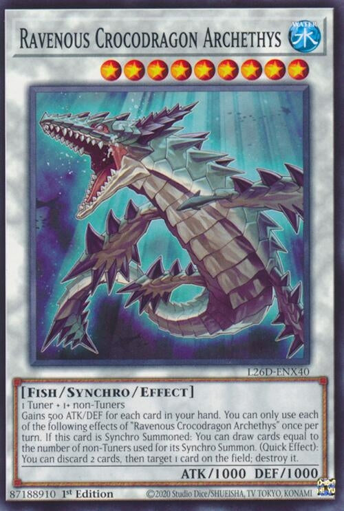 Ravenous Crocodragon Archethys (L26D-ENX40) (Legendary Modern Decks 2026)