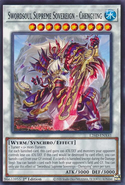 Swordsoul Supreme Sovereign - Chengying (L26D-ENX41) (Legendary Modern Decks 2026)