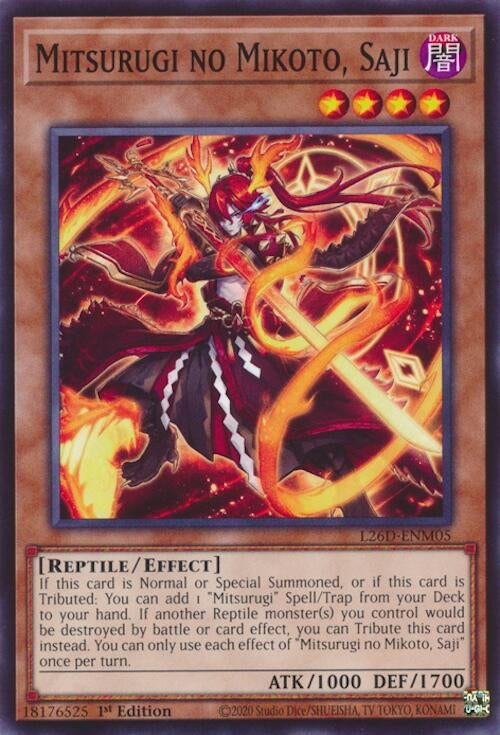Mitsurugi no Mikoto, Saji (L26D-ENM05) (Legendary Modern Decks 2026)