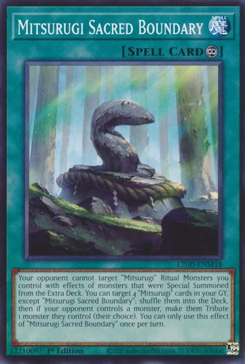 Mitsurugi Sacred Boundary (L26D-ENM18) (Legendary Modern Decks 2026)