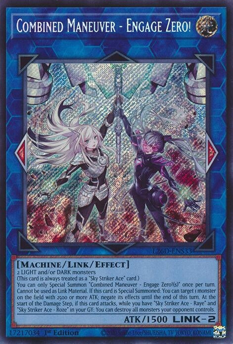 Image for Combined Maneuver - Engage Zero! (Secret Rare) (L26D-ENS33) (Legendary Modern Decks 2026) - YuGiOh