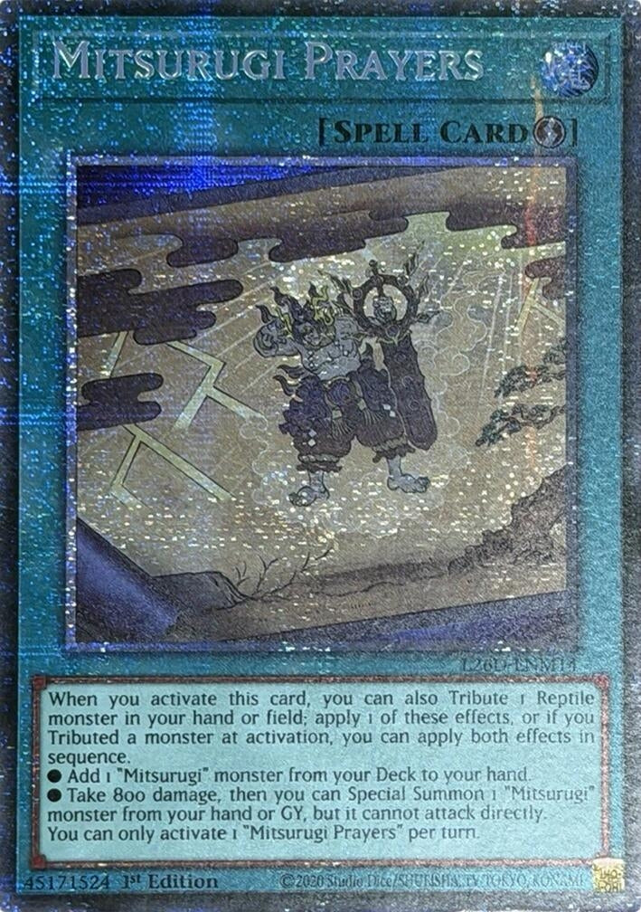 Mitsurugi Prayers (Starlight Rare) (L26D-ENM14) (Legendary Modern Decks 2026)