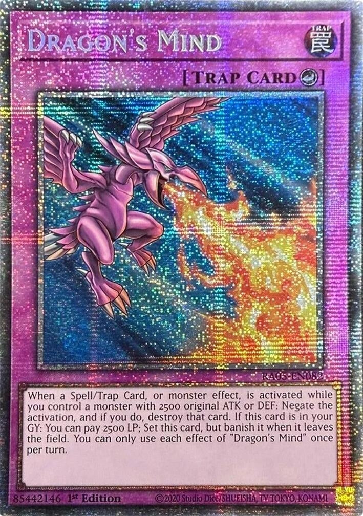 Dragon's Mind (Starlight Rare) (RA05-EN082) (Rarity Collection 5)