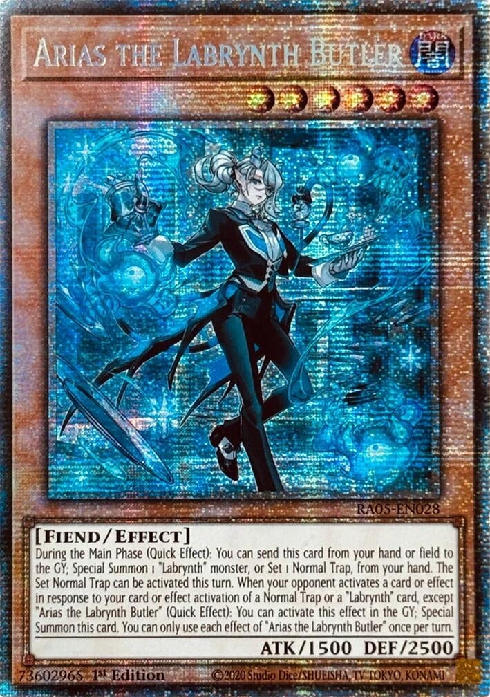 Arias the Labrynth Butler (Starlight Rare) (RA05-EN028) (Rarity Collection 5)