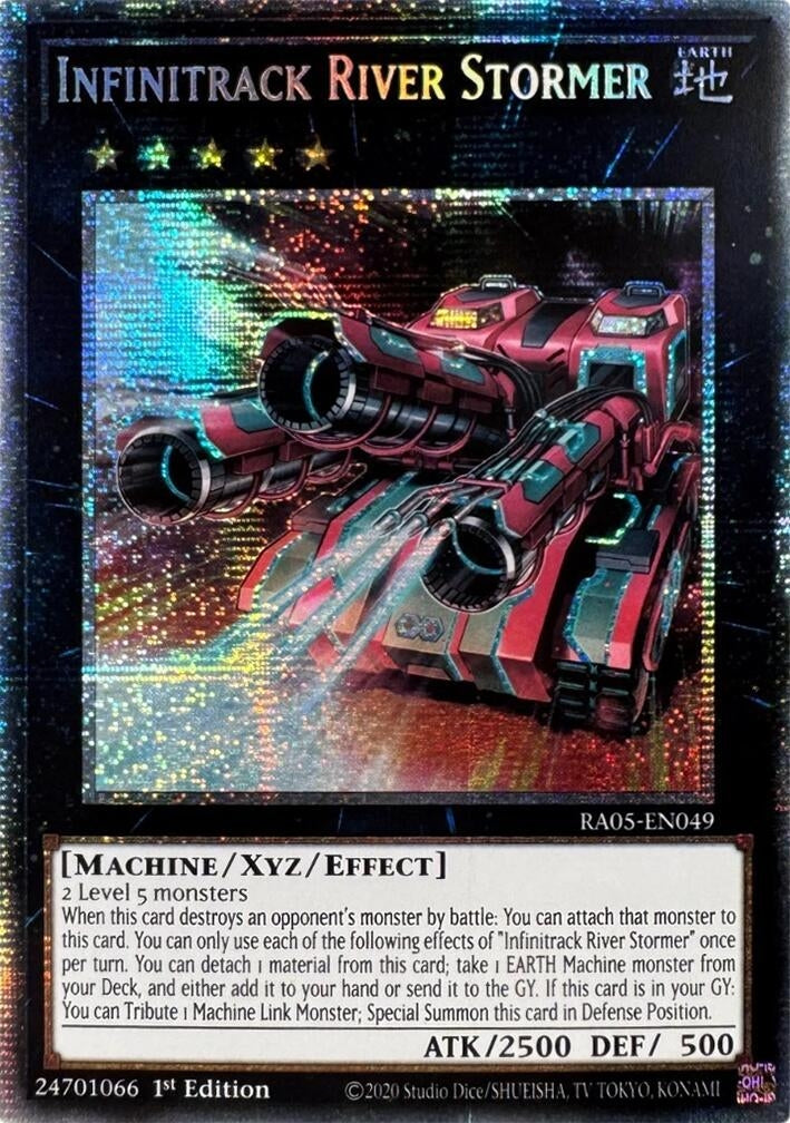 Infinitrack River Stormer (Starlight Rare) (RA05-EN049) (Rarity Collection 5)