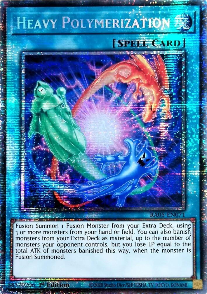 Heavy Polymerization (Starlight Rare) (RA05-EN071) (Rarity Collection 5)