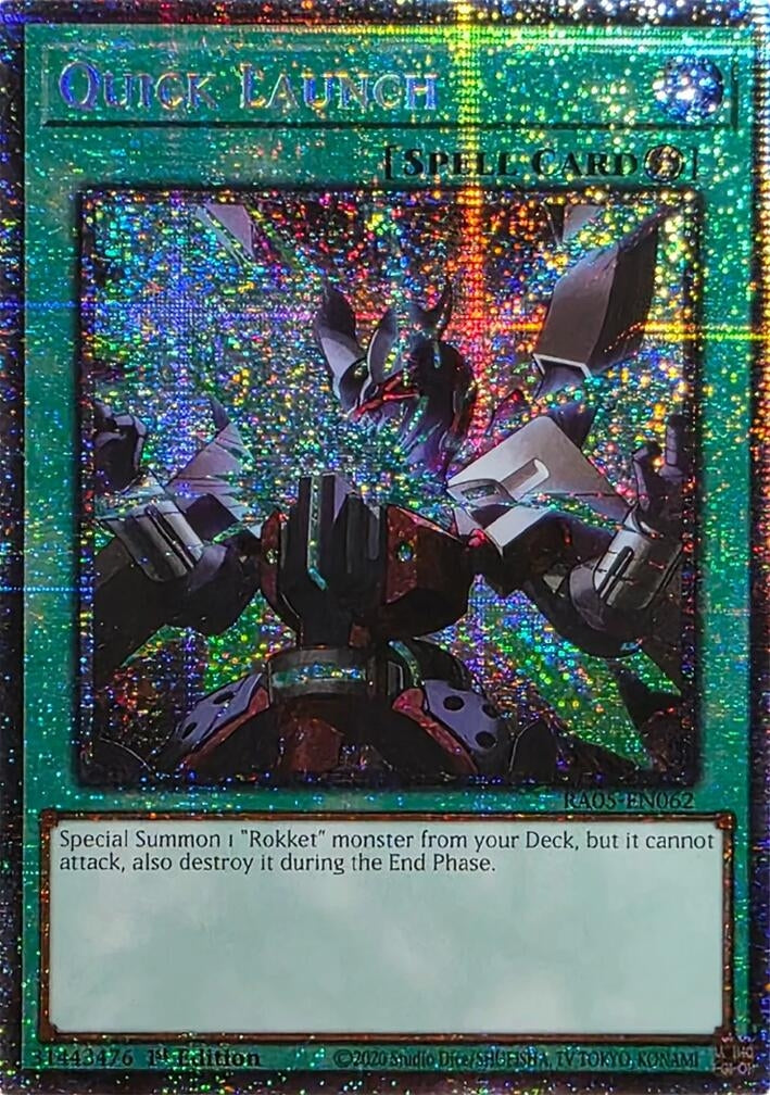 Image for Quick Launch (Starlight Rare) (RA05-EN062) (Rarity Collection 5) - YuGiOh