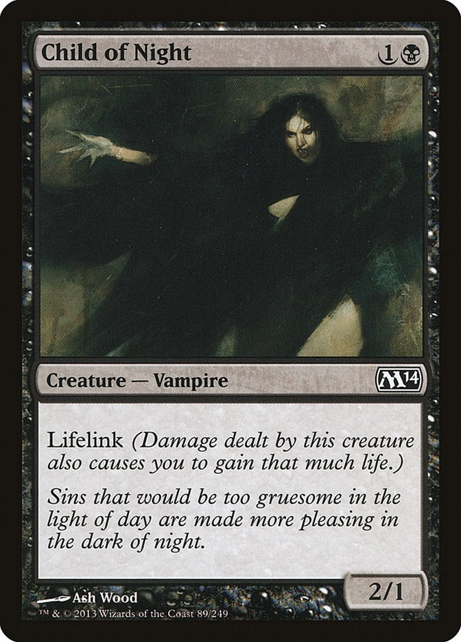 Image for Child of Night (89) (Magic 2014 (M14)) - Magic: The Gathering