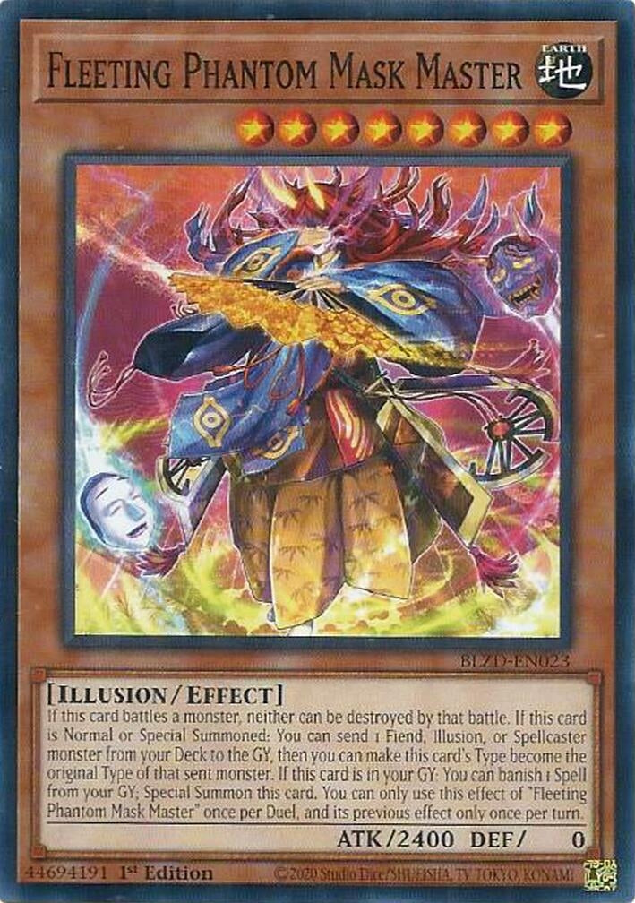 Fleeting Phantom Mask Master (BLZD-EN023) (Blazing Dominion)