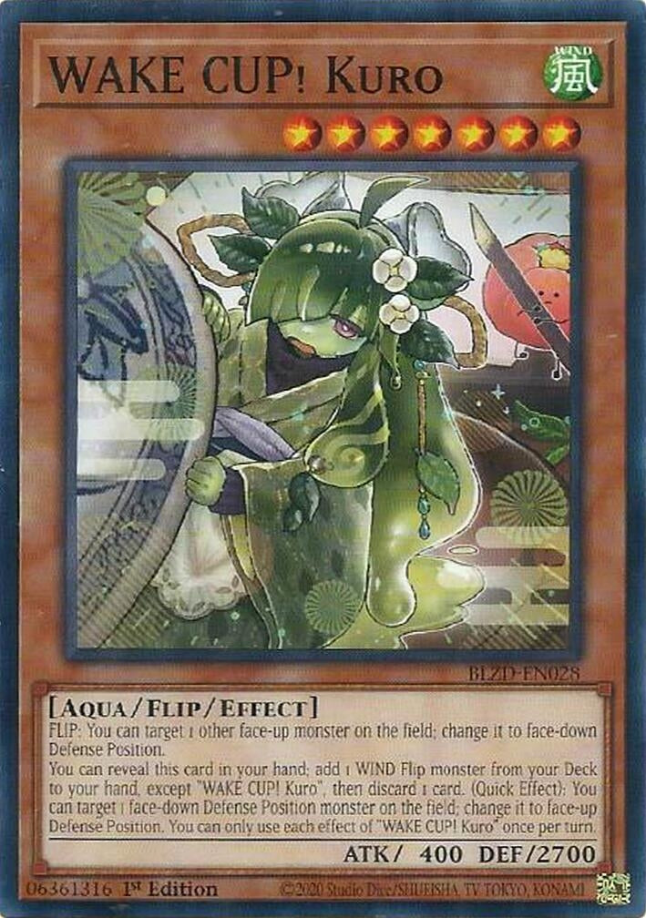 WAKE CUP! Kuro (BLZD-EN028) (Blazing Dominion)