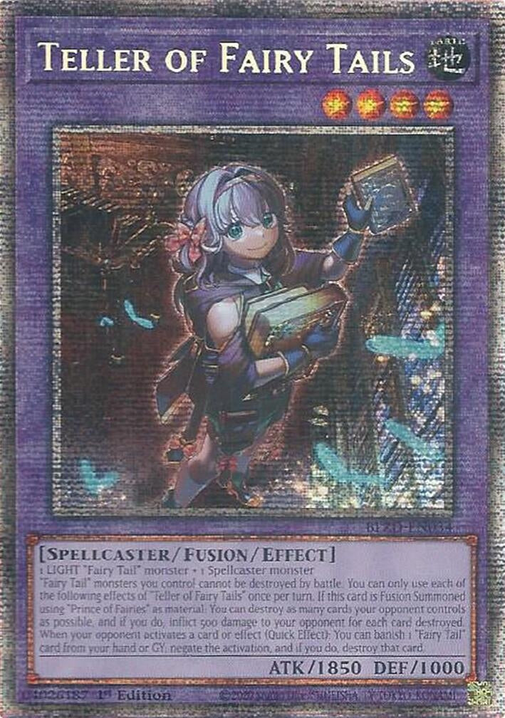 Teller of Fairy Tails (Starlight Rare) (BLZD-EN034) (Blazing Dominion)