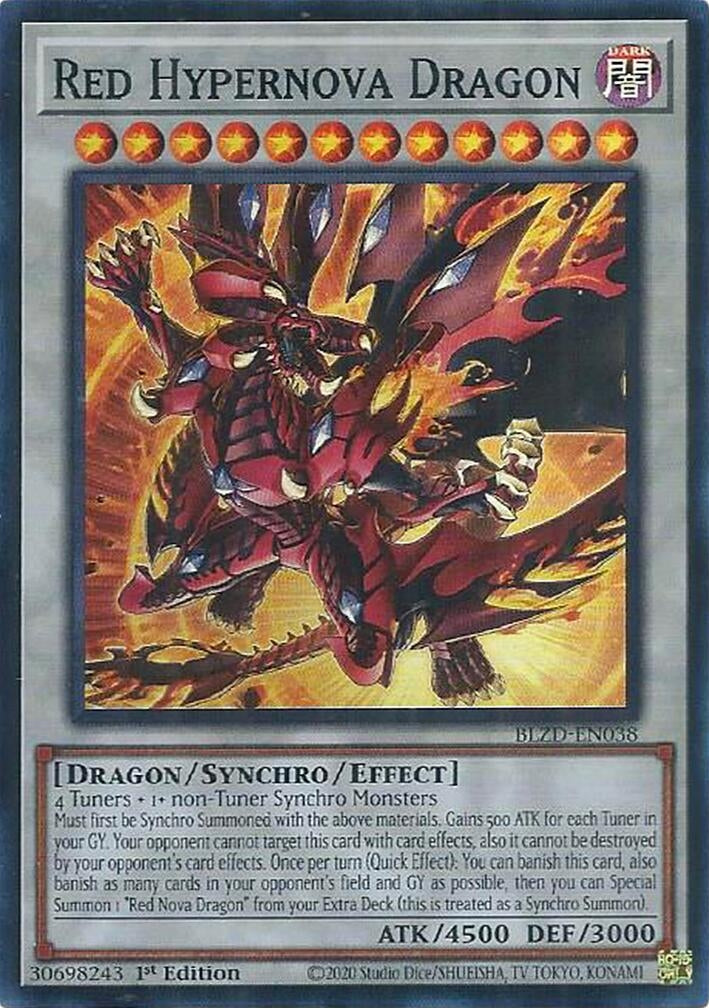 Red Hypernova Dragon (BLZD-EN038) (Blazing Dominion)