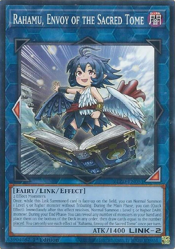 Rahamu, Envoy of the Sacred Tome (BLZD-EN051) (Blazing Dominion)