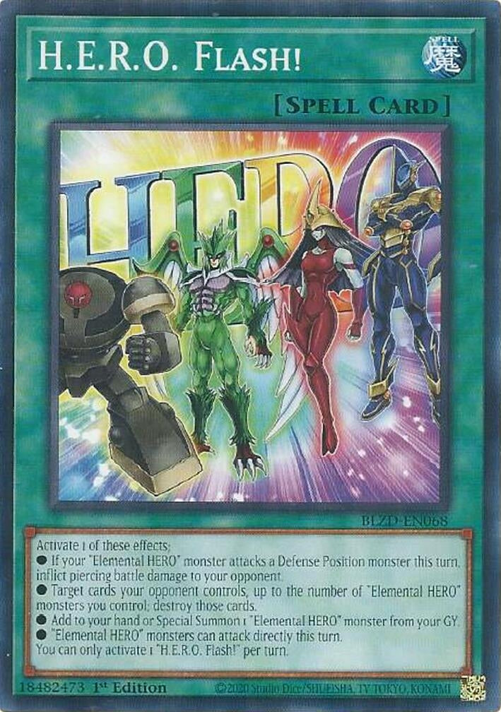 H.E.R.O. Flash! (BLZD-EN068) (Blazing Dominion)