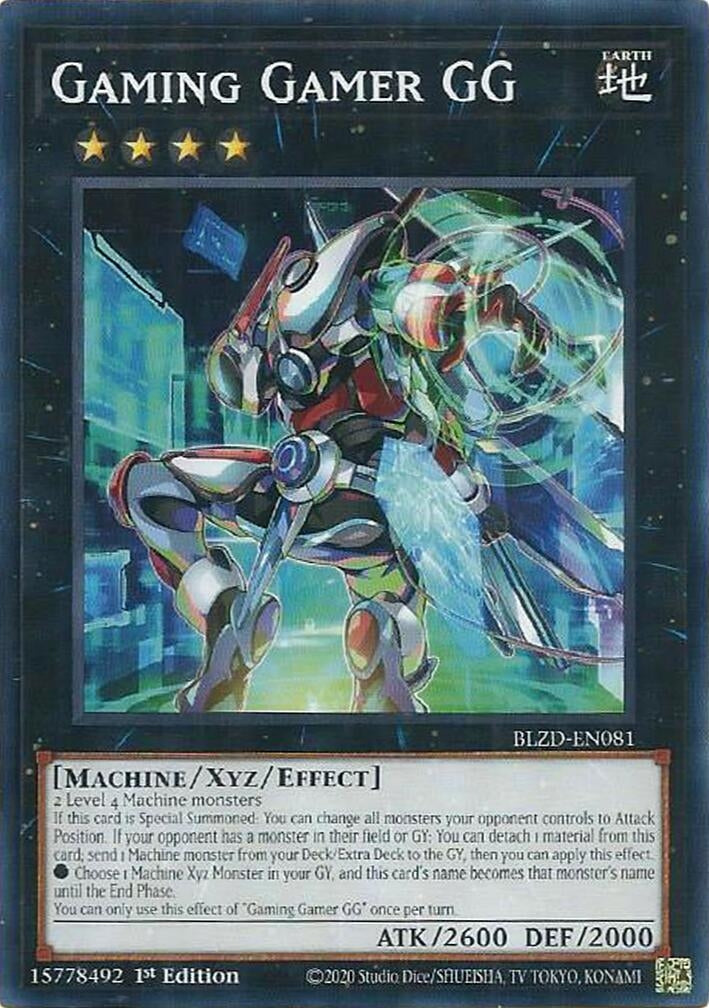 Gaming Gamer GG (BLZD-EN081) (Blazing Dominion)