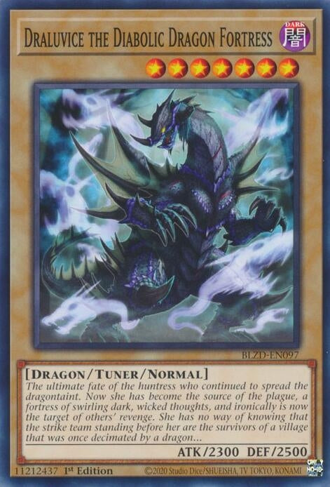 Draluvice the Diabolic Dragon Fortress (BLZD-EN097) (Blazing Dominion)