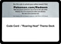 Image for Code Card - "Roaring Heat" Theme Deck (SM Base Set) - Pokemon