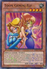 Toon Gemini Elf (Mosaic Rare) (BP02-EN033) (BP02)