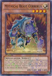 Mythical Beast Cerberus (Mosaic Rare) (BP02-EN042) (BP02)