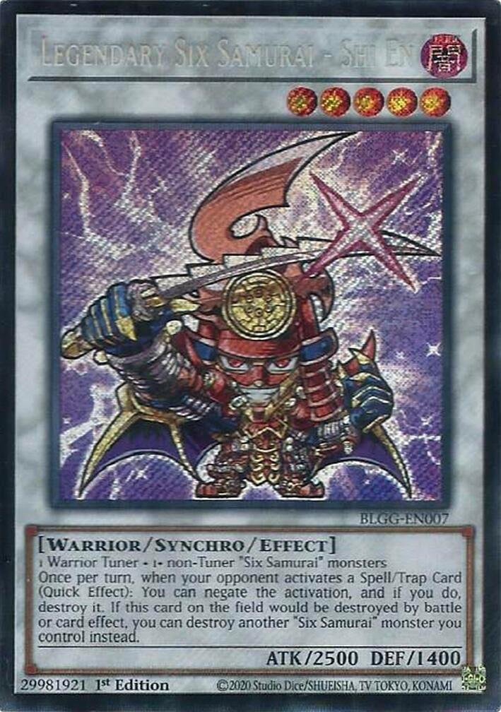 Legendary Six Samurai - Shi En (BLGG-EN007) (Battles of Legend: Glorious Gallery)