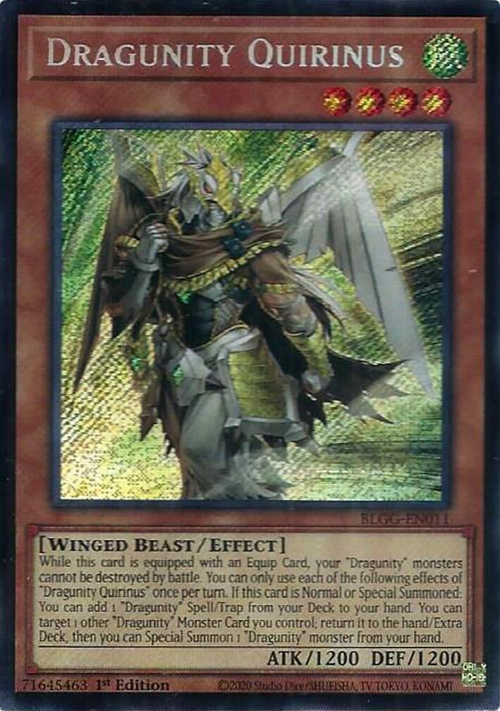 Dragunity Quirinus (BLGG-EN011) (Battles of Legend: Glorious Gallery)