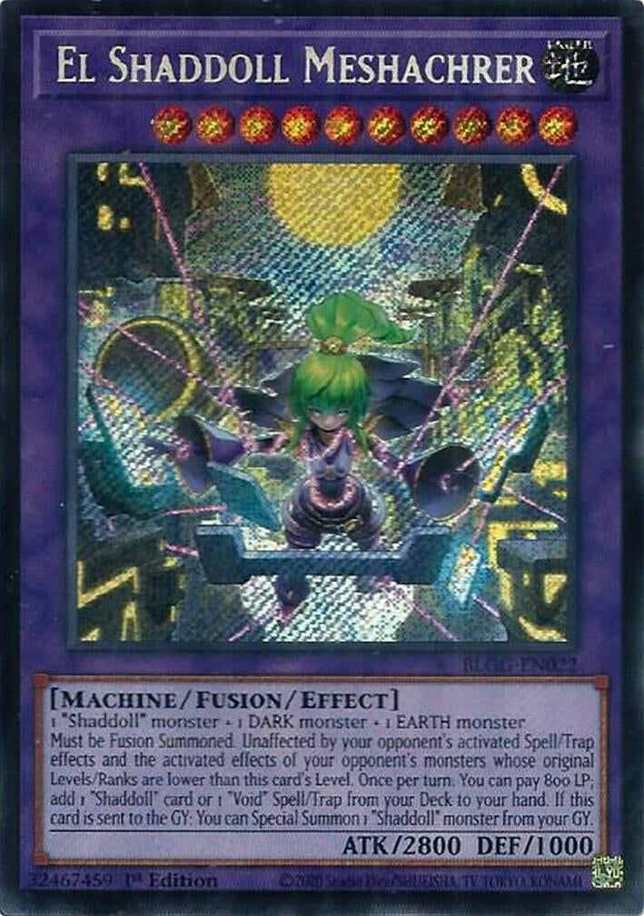 El Shaddoll Meshachrer (BLGG-EN022) (Battles of Legend: Glorious Gallery)