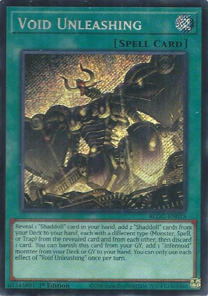 Void Unleashing (BLGG-EN025) (Battles of Legend: Glorious Gallery)