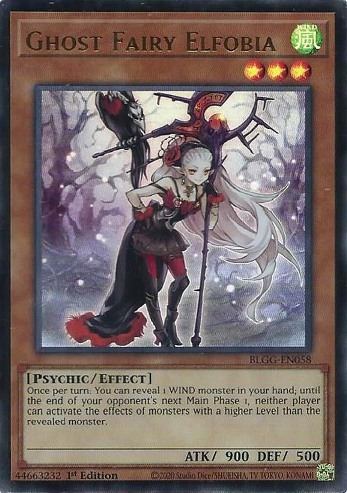 Ghost Fairy Elfobia (BLGG-EN058) (Battles of Legend: Glorious Gallery)