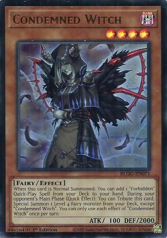 Condemned Witch (BLGG-EN071) (Battles of Legend: Glorious Gallery)