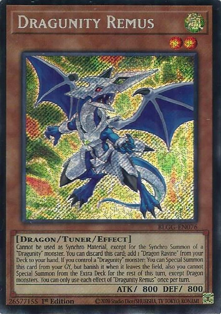 Dragunity Remus (BLGG-EN076) (Battles of Legend: Glorious Gallery)