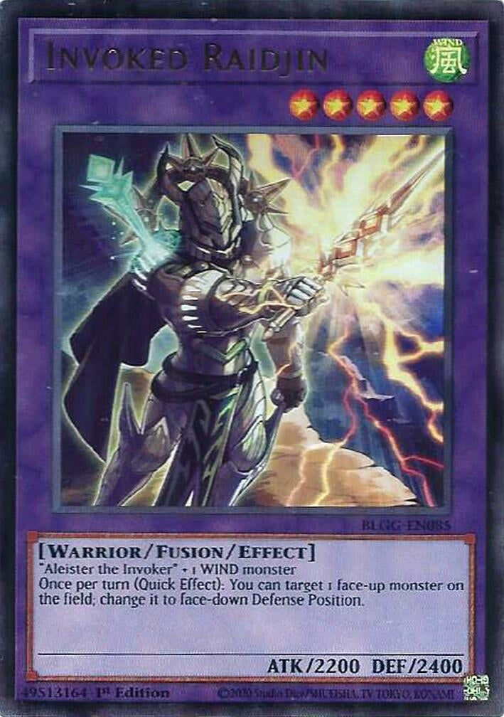 Invoked Raidjin (BLGG-EN085) (Battles of Legend: Glorious Gallery)