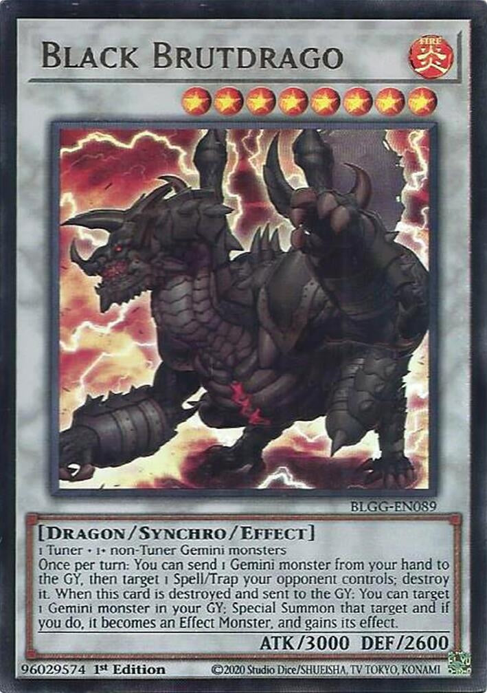Black Brutdrago (BLGG-EN089) (Battles of Legend: Glorious Gallery)