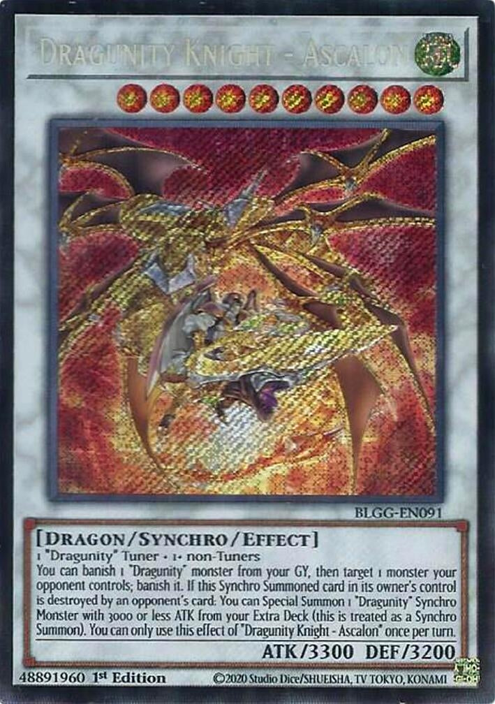 Dragunity Knight - Ascalon (BLGG-EN091) (Battles of Legend: Glorious Gallery)