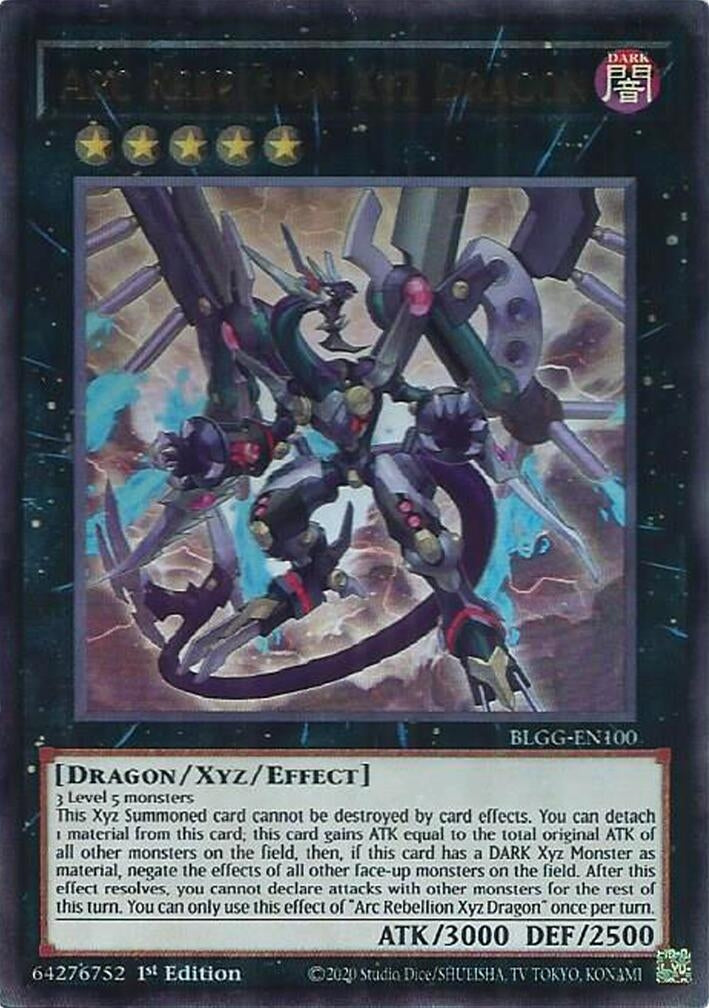 Arc Rebellion Xyz Dragon (BLGG-EN100) (Battles of Legend: Glorious Gallery)