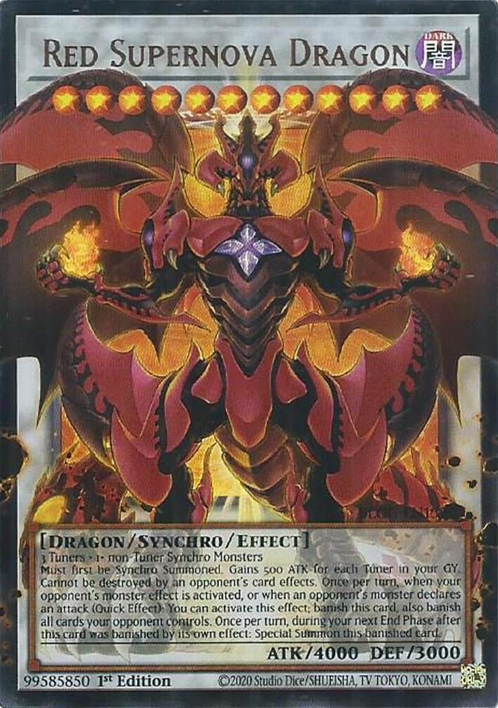 Red Supernova Dragon (BLGG-EN139) (Battles of Legend: Glorious Gallery)