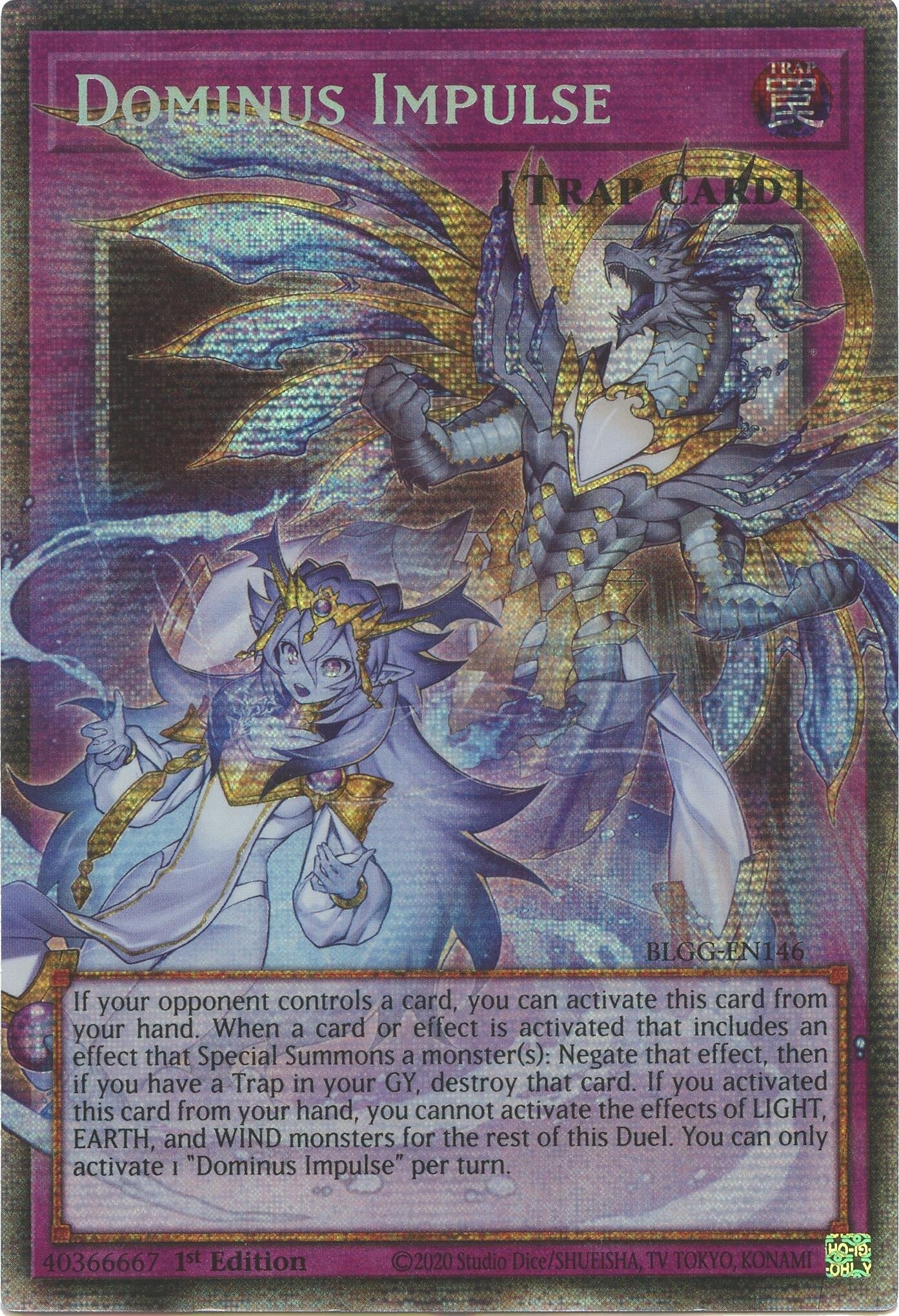 Dominus Impulse (Starlight Rare) (BLGG-EN146) (Battles of Legend: Glorious Gallery)