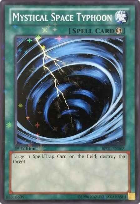 Image for Mystical Space Typhoon (Starfoil) (BP01-EN068) (BP01) - YuGiOh