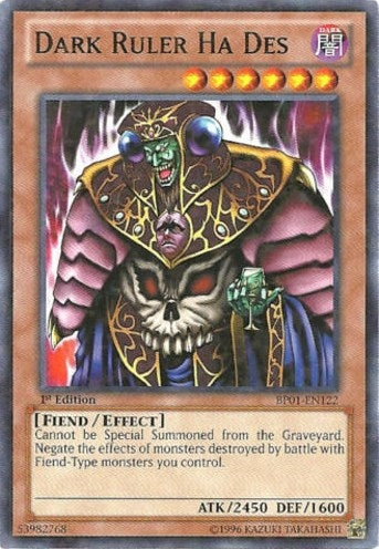 Image for Dark Ruler Ha Des (Starfoil) (BP01-EN122) (BP01) - YuGiOh