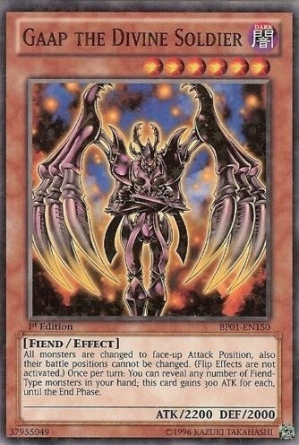 Image for Gaap the Divine Soldier (Starfoil) (BP01-EN150) (BP01) - YuGiOh